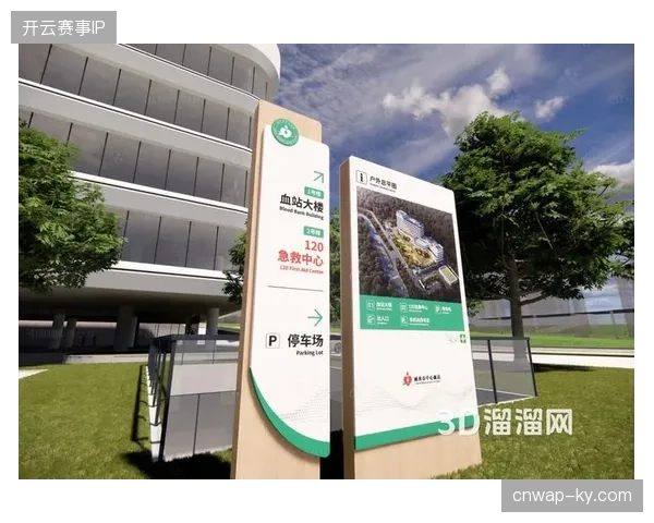 场馆外围人行空间物理设计与应急引导标识存在严重的导向性冲突